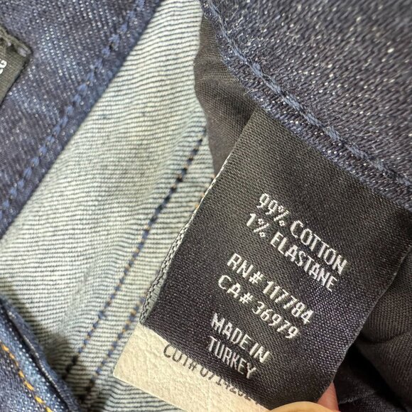 Rails The Getty High Rise Wide Leg Jeans Women's 27 Midnight Blues Cuffed - Picture 8 of 11